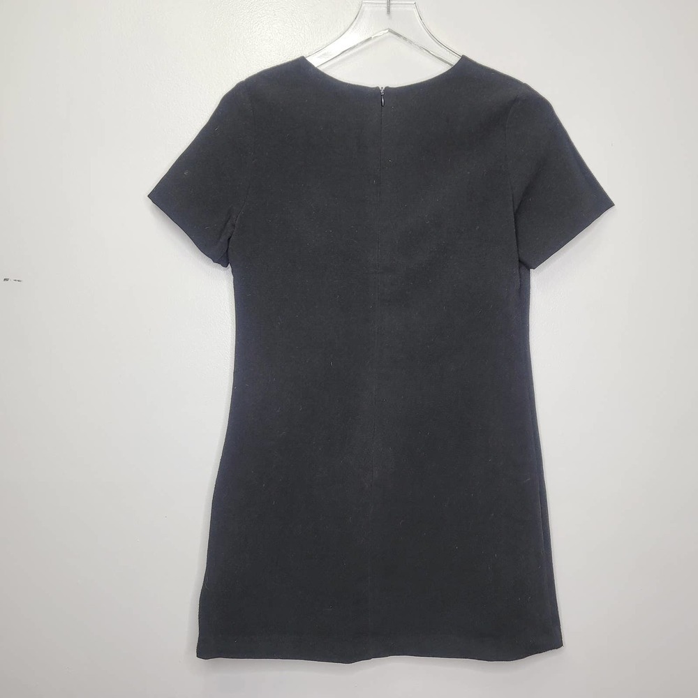 Kaii‎ Black Dress Short Sleeve Embellished A-Line Small - Picture 4 of 6